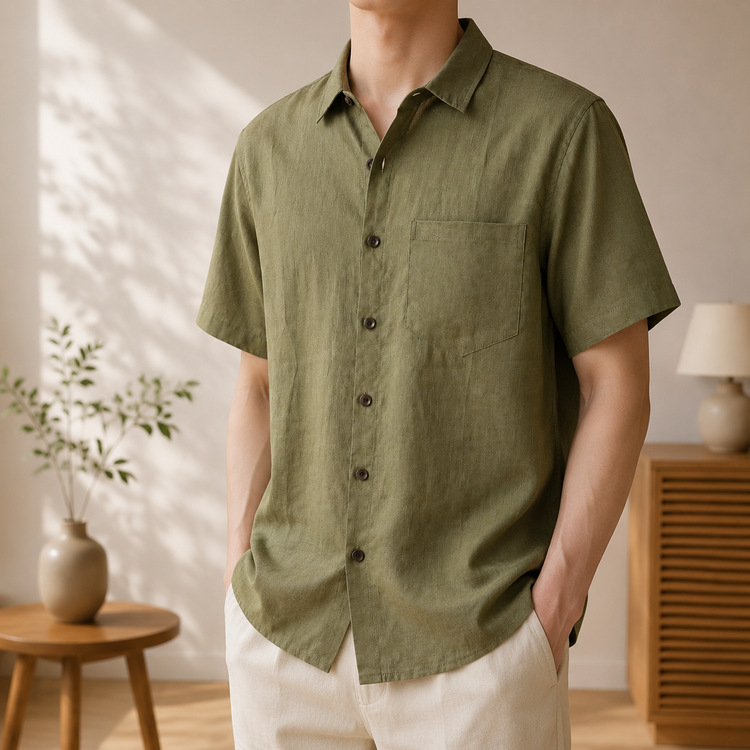 Men's Breathable Quick-Dry Linen T-Shirt